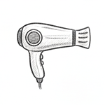 ドライヤー完備