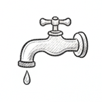 お湯がでる屋外流し完備